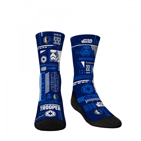 Три пары носков Darth Vader & Stormtrooper Dallas Mavericks Rock Em Youth Star Wars - Blue