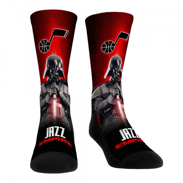 Три пары носков Darth Vader & Stormtrooper Utah Jazz Rock Em Unisex Star Wars - Gold