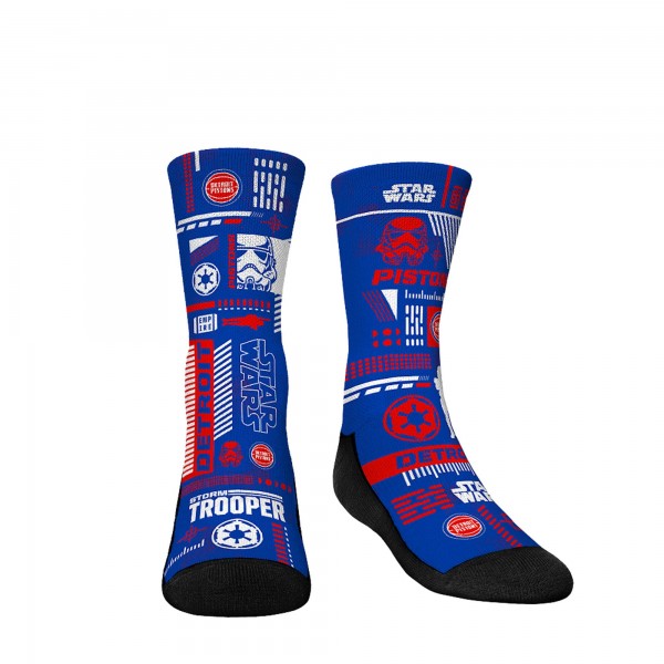 Три пары носков Darth Vader & Stormtrooper Detroit Pistons Rock Em Youth Star Wars - Blue