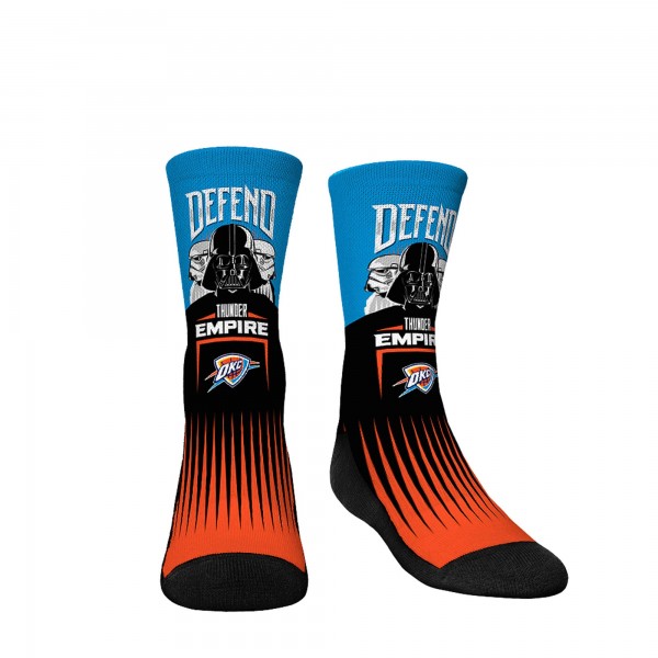 Три пары носков Darth Vader & Stormtrooper Oklahoma City Thunder Rock Em Youth Star Wars - Light Blue