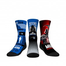 Три пары носков Darth Vader & Stormtrooper Orlando Magic Rock Em Youth Star Wars - Blue