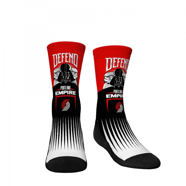 Три пары носков Darth Vader & Stormtrooper Portland Trail Blazers Rock Em Youth Star Wars - Red