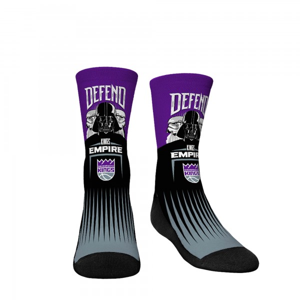 Три пары носков Darth Vader & Stormtrooper Sacramento Kings Rock Em Youth Star Wars - Purple