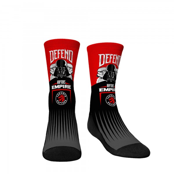 Три пары носков Darth Vader & Stormtrooper Toronto Raptors Rock Em Youth Star Wars - Red