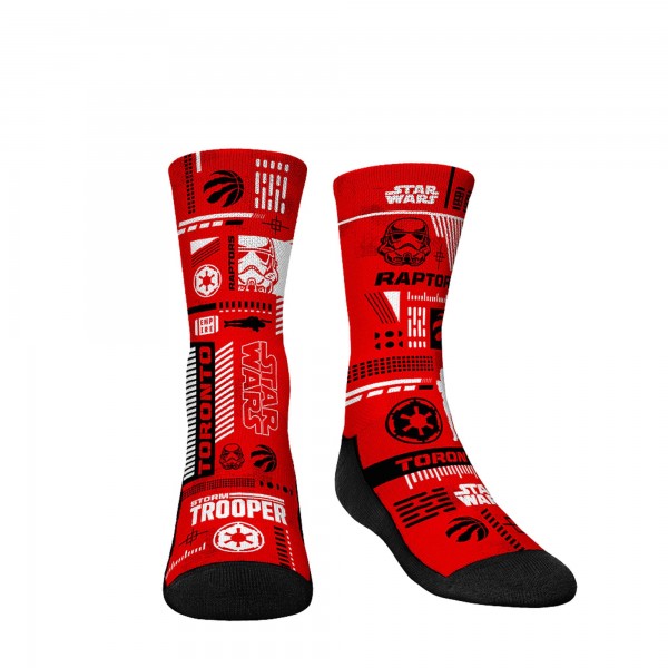 Три пары носков Darth Vader & Stormtrooper Toronto Raptors Rock Em Youth Star Wars - Red