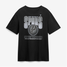 Футболка San Antonio Spurs Fanatics Black Oversized Graphics Swish