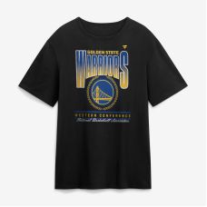 Футболка Golden State Warriors Fanatics Black Oversized Graphics Swish