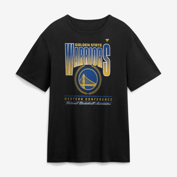 Футболка Golden State Warriors Fanatics Black Oversized Graphics Swish