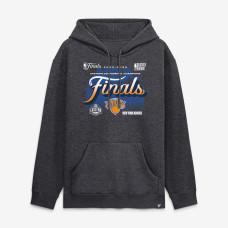 Толстовка New York Knicks Fanatics Charcoal 2026 NBA Eastern Conference Champions Locker Room Fleece