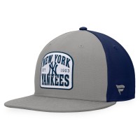 New York Yankees Fanatics Gray/Navy Cycle Snapback Hat
