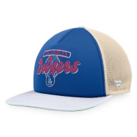 Los Angeles Dodgers Fanatics Royal/White Cooperstown Collection Talley Foam Trucker Snapback Hat