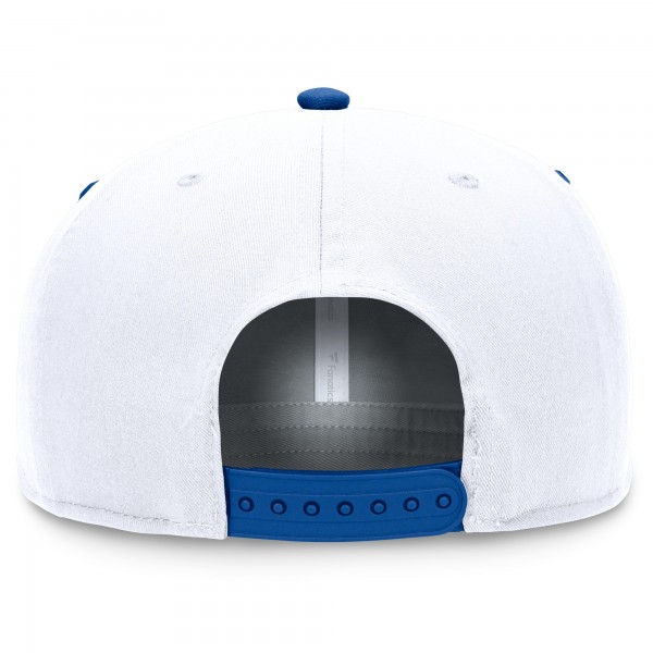Los Angeles Dodgers Fanatics White Cooperstown Collection Iron Golfer Snapback Hat