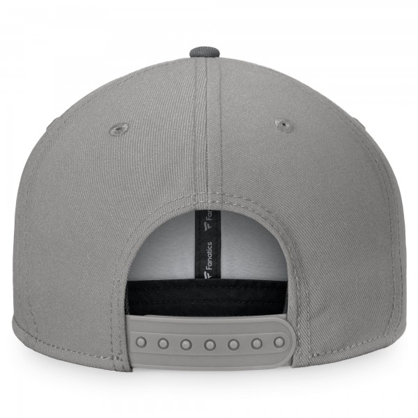 New York Yankees Fanatics Gray/Charcoal Ace Snapback Hat