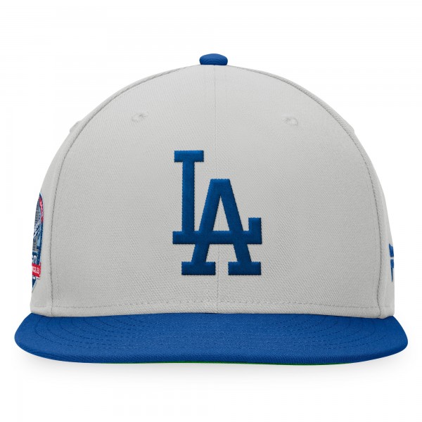 Los Angeles Dodgers Fanatics Gray/Royal Glory Days Two-Tone Snapback Hat