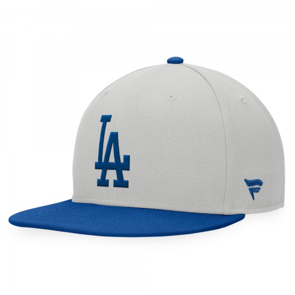 Los Angeles Dodgers Fanatics Gray/Royal Glory Days Two-Tone Snapback Hat