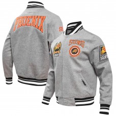 Куртка на кнопках Phoenix Suns Pro Standard Crest Emblem Varsity - Heather Gray