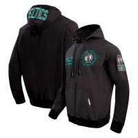 Толстовка на молнии Boston Celtics Pro Standard Hybrid - Black