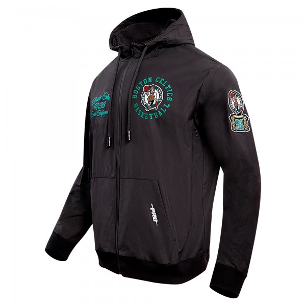 Толстовка на молнии Boston Celtics Pro Standard Hybrid - Black