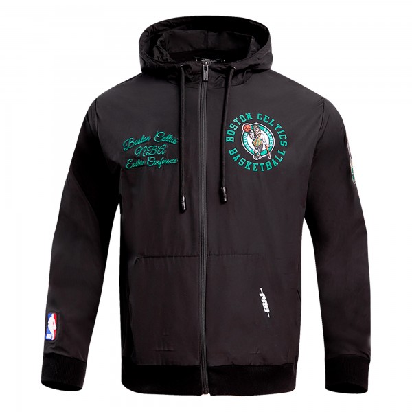 Толстовка на молнии Boston Celtics Pro Standard Hybrid - Black