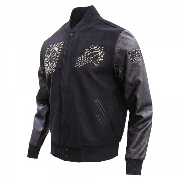 Куртка Phoenix Suns Pro Standard Gold Stitch Varsity - Black