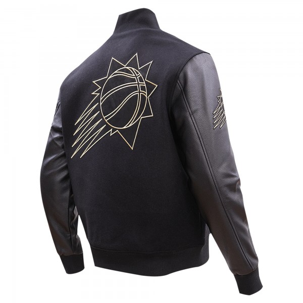 Куртка Phoenix Suns Pro Standard Gold Stitch Varsity - Black
