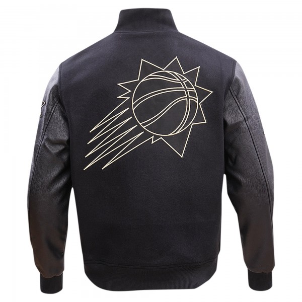 Куртка Phoenix Suns Pro Standard Gold Stitch Varsity - Black