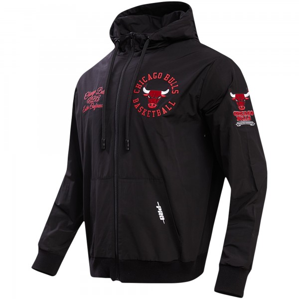 Толстовка на молнии Chicago Bulls Pro Standard Hybrid - Black