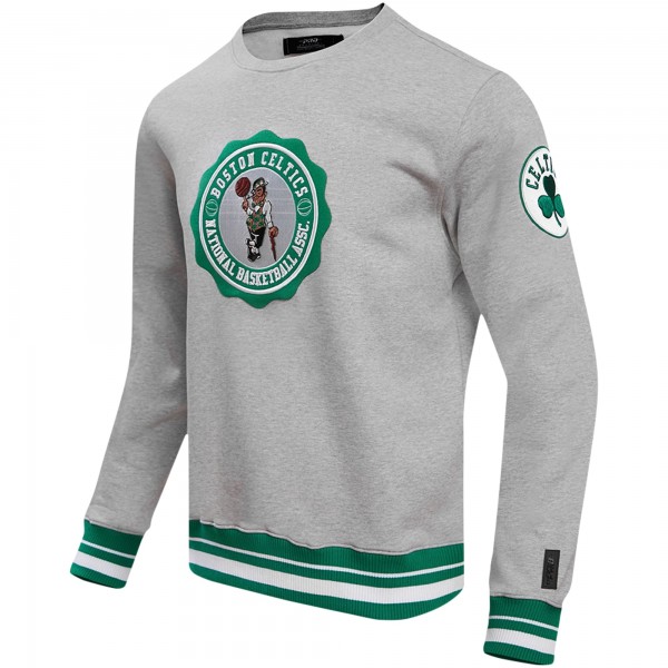 Кофта Boston Celtics Pro Standard Crest Emblem - Heather Gray