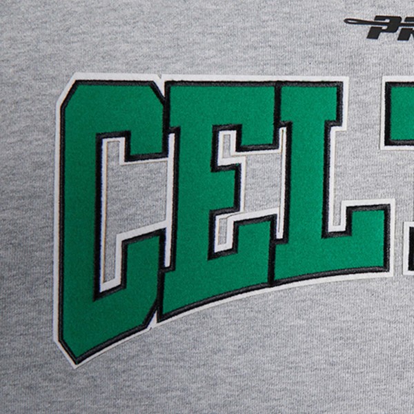 Кофта Boston Celtics Pro Standard Crest Emblem - Heather Gray