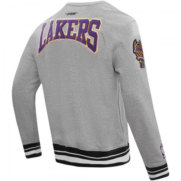 Кофта Los Angeles Lakers Pro Standard Crest Emblem - Heather Gray