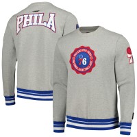 Кофта Philadelphia 76ers Pro Standard Crest Emblem - Heather Gray