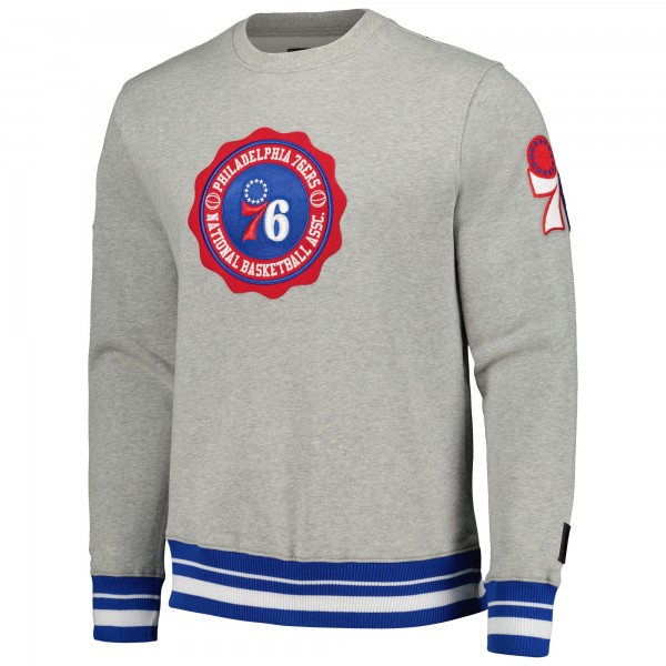 Кофта Philadelphia 76ers Pro Standard Crest Emblem - Heather Gray