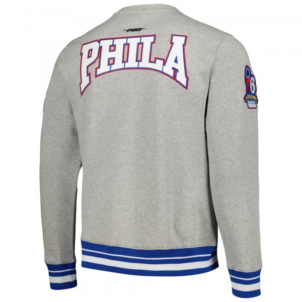 Кофта Philadelphia 76ers Pro Standard Crest Emblem - Heather Gray