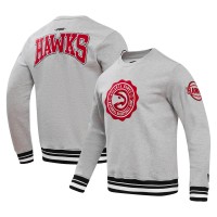 Кофта Atlanta Hawks Pro Standard Crest Emblem - Heather Gray