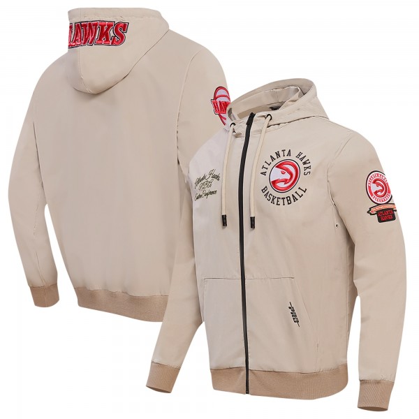 Толстовка на молнии Atlanta Hawks Pro Standard Hybrid - Khaki