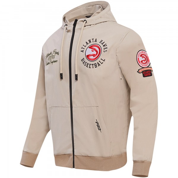 Толстовка на молнии Atlanta Hawks Pro Standard Hybrid - Khaki