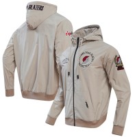 Толстовка на молнии Portland Trail Blazers Pro Standard Hybrid - Khaki