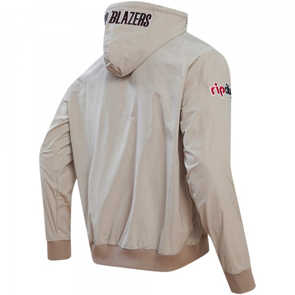 Толстовка на молнии Portland Trail Blazers Pro Standard Hybrid - Khaki