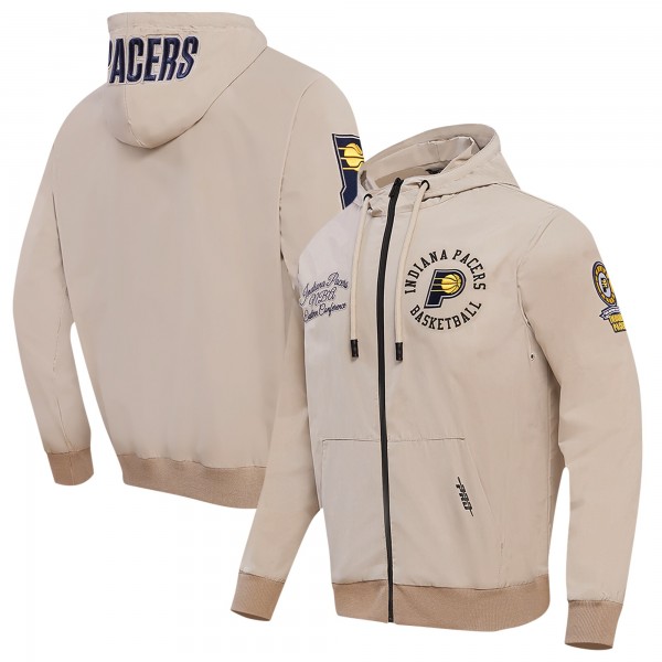 Толстовка на молнии Indiana Pacers Pro Standard Hybrid - Khaki