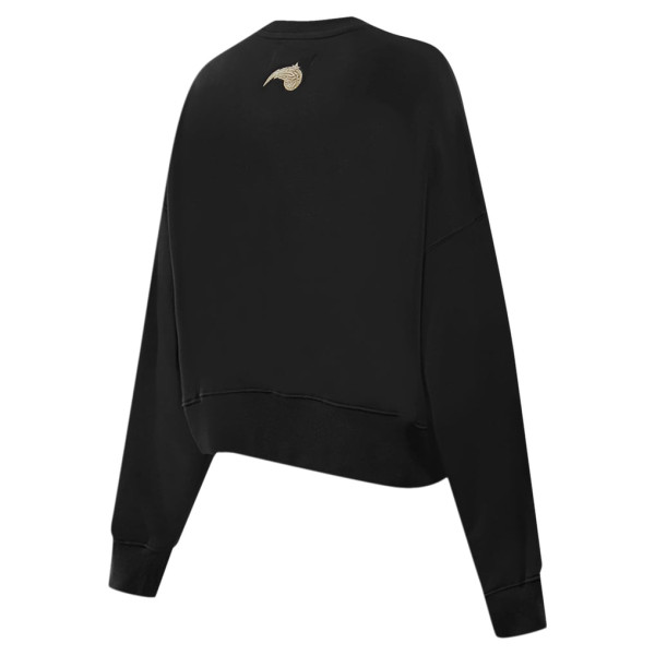 Женская свитшот Orlando Magic Pro Standard Black Glam Cropped Pullover