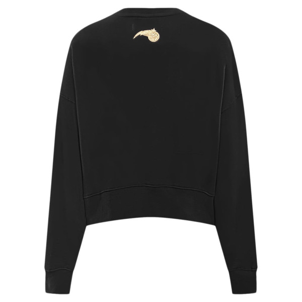 Женская свитшот Orlando Magic Pro Standard Black Glam Cropped Pullover