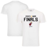 Футболка Miami Heat Sportiqe Unisex 2023 NBA Finals Bingham Premium - White