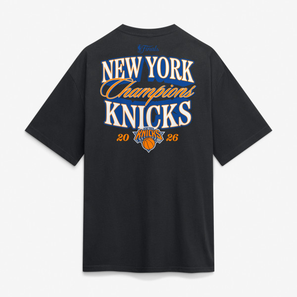 Футболка New York Knicks Fanatics Black 2026 NBA Finals Champions Legacy Heavyweight