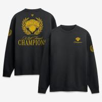Свитшот New York Knicks Fanatics Black 2026 NBA Finals Champions x USA 250th