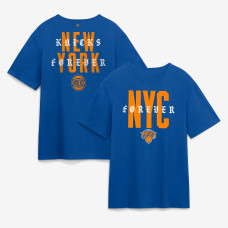 Футболка New York Knicks Fanatics Blue NYC Forever Legacy Cotton