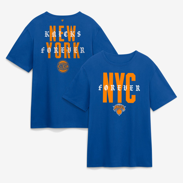 Футболка New York Knicks Fanatics Blue NYC Forever Legacy Cotton