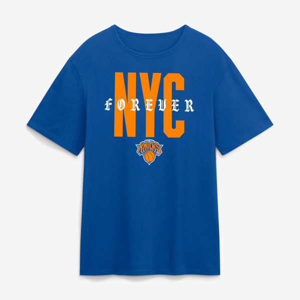 Футболка New York Knicks Fanatics Blue NYC Forever Legacy Cotton