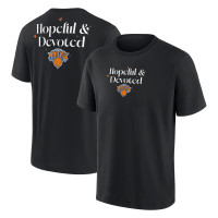 Футболка New York Knicks Fanatics Black Hopeful & Devoted Heavyweight