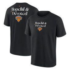 Футболка New York Knicks Fanatics Black Hopeful & Devoted Heavyweight