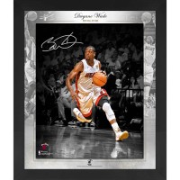 Dwyane Wade Miami Heat Autographed Fanatics Authentic Framed 20 x 24 2023 NBA Hall of Fame Floating Photo Collage
